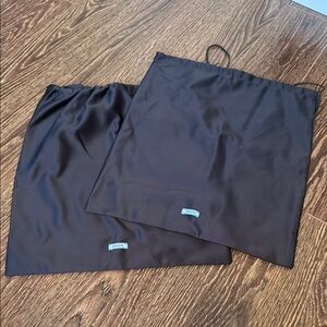 Prada Black Satin Dust Bags